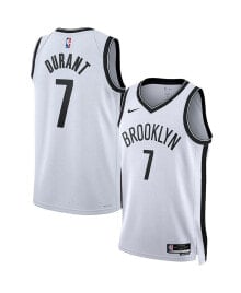 Nike men's and Women's Kevin Durant White Brooklyn Nets Swingman Jersey - Association Edition
