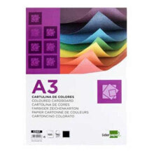 LIDERPAPEL A3 cardboard 180gr/m2 pack of 100 sheets