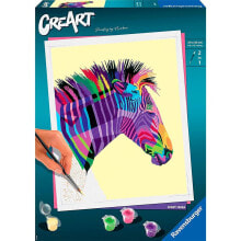 RAVENSBURGER Creart Zebra Colouring Kit