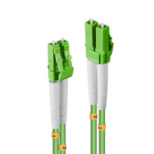 Кабели и разъемы для аудио- и видеотехники lindy 46312 волоконно-оптический кабель 3 m LSZH OM5 LC Зеленый
