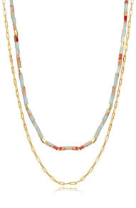 Ювелирные колье Luxusní dvojitý náhrdelník Elegant 13041C100-99
