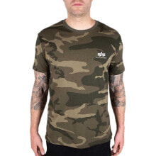 ALPHA INDUSTRIES Backprint Camo Short Sleeve T-Shirt