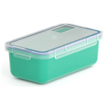 Food Preservation Container Valira 6090/97 Hermetic Turquoise Thermoplastic PBT Rectangular 750 ml