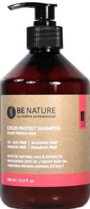 Farbschutzshampoo für coloriertes Haar mit Macadamia-Samenöl und Henna-Extrakt - Beetre Be Nature Color Protect Shampoo