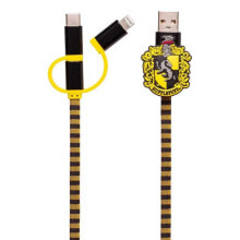 THUMBS UP! Hufflepuff 1 m USB-C To Lightning Cable