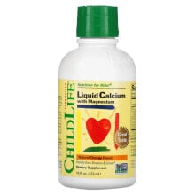 ChildLife, Essentials, Liquid Calcium with Magnesium, Natural Orange, 16 fl oz (473 ml)