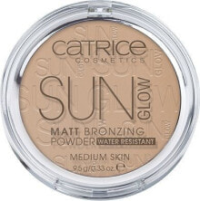 Catrice Sun Glow Matt Bronzing Powder Water Resistant Medium Skin puder brzujcy 030 Medium Bronze  Матовая влагостойкая бронзирующая пудра 9,5 г