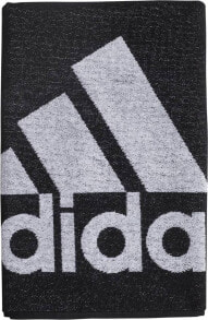 Полотенце Adidas Quick Dry, черный цвет, 50x100 см, 100% хлопок