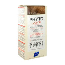 Краска для волос Phyto PhytoColor Permanent Color 9.8 Стойкая краска для волос, с растительными пигментами, оттенок очень светлый бежевый блонд 50 мл