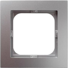Умные розетки, выключатели и рамки Ospel AS single frame, silver (R-1G / 18)