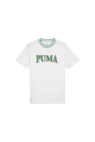 Puma Squad Graphic Tee Erkek Günlük Tişört 67896753 Beyaz