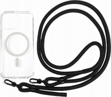 MOBILE ORIGIN Mobile Origin Lanyard MagSafe Case, clear - iPhone 15