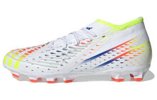 adidas Predator Edge.2 HG/AG 土壤人造草坪 防滑耐磨 足球鞋 白黄蓝 / Кроссовки Adidas Predator Edge.2 HGAG GZ4248