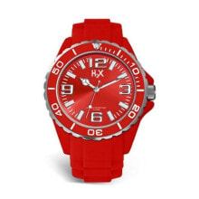 Женские наручные часы Женские часы аналоговые силиконовый красный браслет Haurex