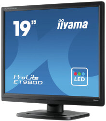 Купить мониторы Iiyama: Монитор 19" iiyama ProLite E1980D-B1 LED, черный