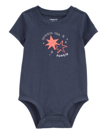 Baby Sparkle Like Auntie Short-Sleeve Bodysuit