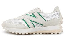 CASABLANCA x New Balance NB 327 复古潮流 低帮 跑步鞋 男女同款 白绿 / Кроссовки New Balance NB MS327CBA