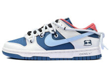 【定制球鞋】 Nike Dunk Low 普鲁士 春夏系列 清新 简约 高街 低帮 板鞋 女款 白蓝 / Кроссовки Nike Dunk Low DD1503-602