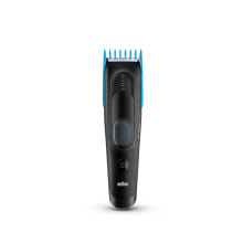 Braun Men's Hair Trimmer, Hair Cutting at Home, 17 Length Settings, Ultra Sharp Blades, 2 Comb Attachments, 50 Minutes NiMH battery life, washable, HC5330