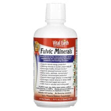 Витаминно-минеральные комплексы vital Earth Minerals, Fulvic Minerals, 946 мл (32 жидк. унции)