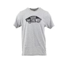 Мужские спортивные футболки мужская спортивная футболка серая с надписью Vans Otw