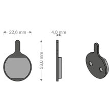 BRENTA CICLO Performance Tech Louise/Clara 2000 Magura disc brake pads