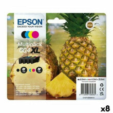 Картридж с оригинальными чернилами Epson XP-2200 WF-2910DWF 604XL Черный/Голубой/Розовый/Желтый (8 штук) купить в интернет-магазине