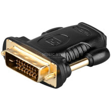 goobay HDMI / DVI Adapter HDMI 19pin for / DVI-D 24+1 with