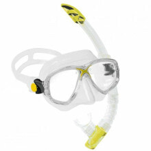 Masks and snorkels for scuba diving