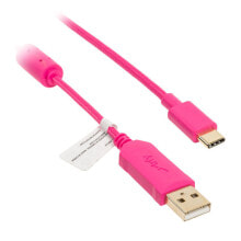 Купить клавиатуры Cherry Xtrfy: Cherry Xtrfy USB-C auf USB-A Tastatur-Kabel, Standard, Braided - pink