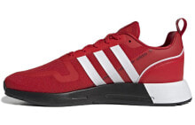 adidas originals Multix 舒适 耐磨 低帮 跑步鞋 男款 红白 / Спортивные кроссовки Adidas originals Multix для бега