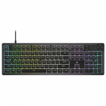 Купить клавиатуры Corsair: CORSAIR K55 RGB iCue gaming keyboard