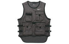 Nike Run 多口袋机能风跑步马甲 男款 灰色 / Куртка Nike Trendy_Clothing CT2194-018