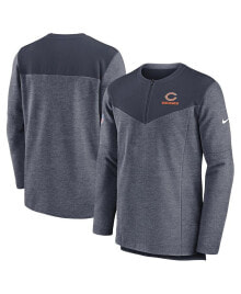 Nike men's Navy Chicago Bears Sideline Lockup Performance Quarter-zip Jacket