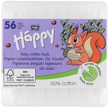 Papier-Wattestäbchen für Kinder - Bella Baby Happy