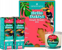 Orientana Orientana, Zestaw HELLO DAKTYL Jungle Beauty: 2x krem do twarzy i świeca