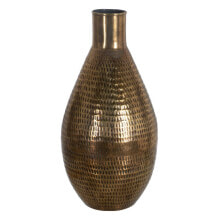 Vase Bronze Golden Aluminium 32 x 32 x 62,5 cm