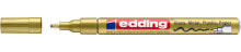 Edding 4-751-9-053 перманентная маркер Золото Пулевидный наконечник 1 шт