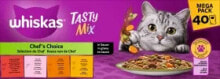 Nassfutter Katze Chef's Choice in Sauce, Tasty Mix Multipack (40x85 g), 3,4 kg