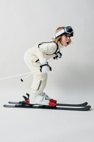 Ski collection padded water-repellent and wind-protection dungarees