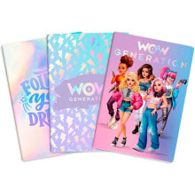WOW GENERATION Pack Of 3 A5 Notebooks Of 24 Pages