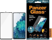 PanzerGlass Tempered Glass For Samsung Galaxy S20 FE CF Case Friendly Black (7243)