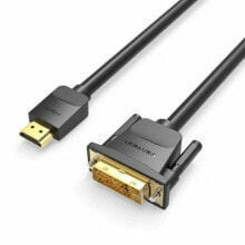 DVI to HDMI Adapter Vention ABFBH Black 2 m