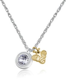 Ювелирные колье steel necklace with crystal and bee Lucky Light SKT05