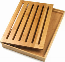 Разделочные доски KingHoff cutting board with bamboo crumb tray 38x23.5cm