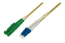 ASSMANN Electronic AL-9E2000LC-02I волоконно-оптический кабель 2 m LSZH OS2 E-2000 (APC) LC/PC Желтый