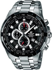 Мужские наручные часы с браслетом Мужские наручные часы с серебряным браслетом Casio Mens Watch Edifice EF-539D-1AVEF