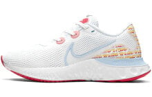 Nike Renew Run 低帮 跑步鞋 女款 白蓝粉 / Кроссовки Nike Renew Run CW5633-100