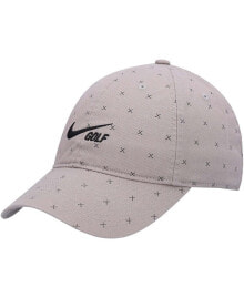 Nike men's Gray Heritage86 Washed Club Performance Adjustable Hat