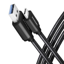 AXAGON BUCM3-AM10AB Kabel USB-C auf USB-A 3.2 Gen 1 schwarz - 1m - Cable - Digital